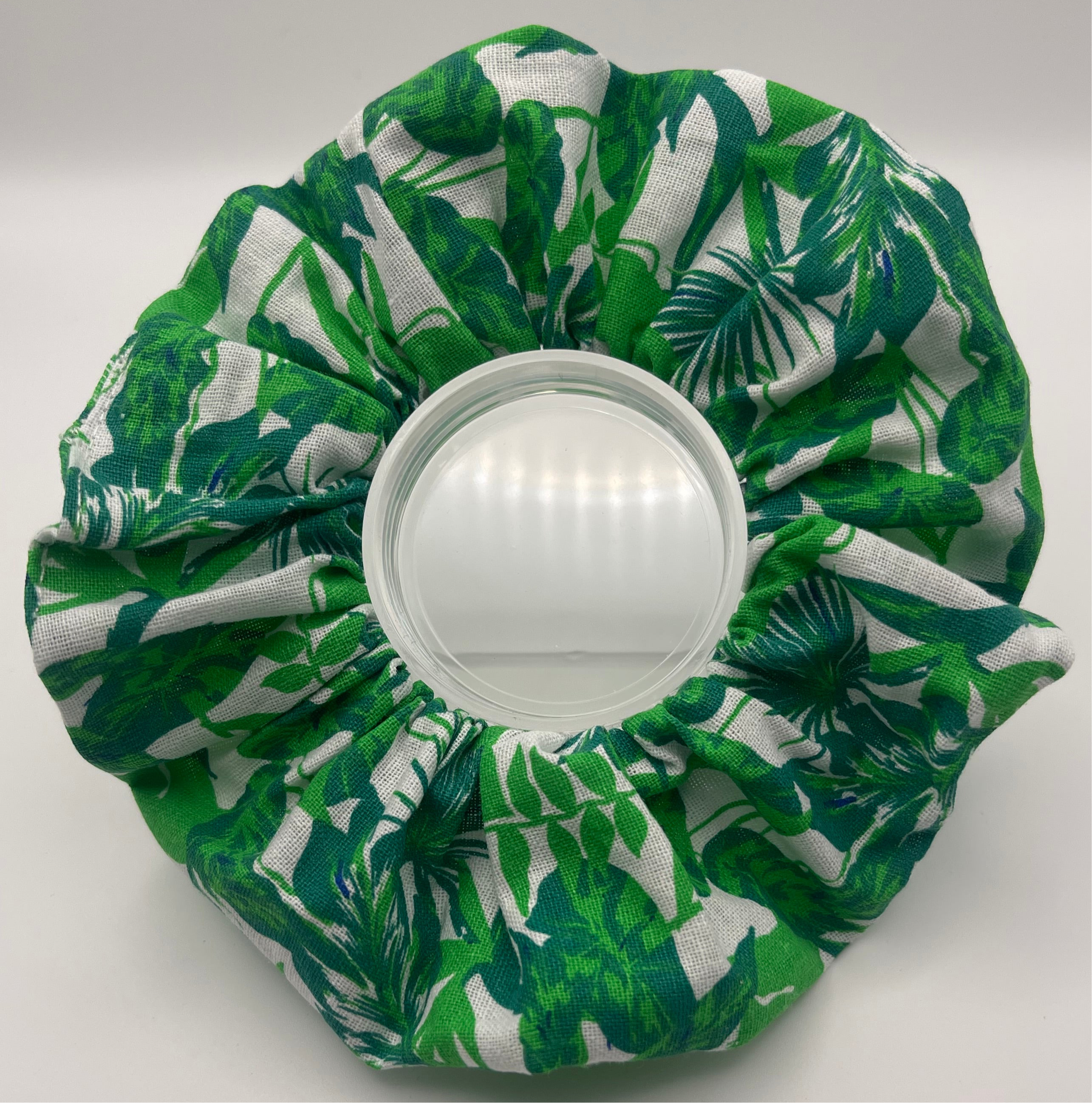 Green Leaves Scrunchie