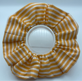 Orange Striped Scrunchie